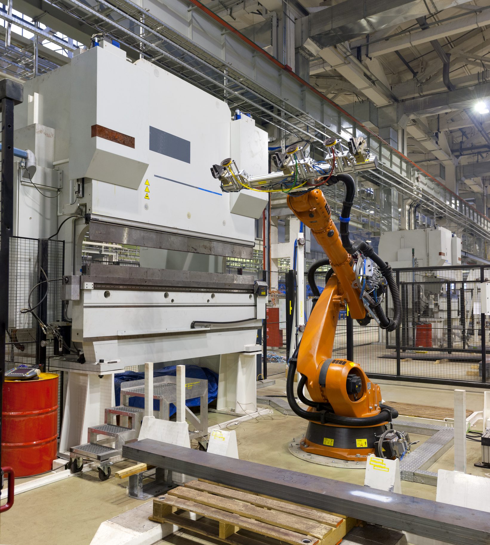 Automation in a modern plant